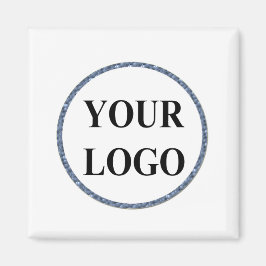 Merry Bright Modern Niedliches Weihnachtslogo Magnet