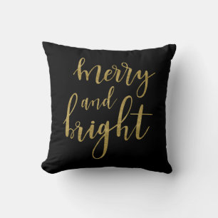 MERRY & BRIGHT / OH WAS FUN duale Seite jede FARBE Kissen