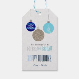 Merry & Bright Ornaments Hang Holiday Geschenktag Geschenkanhänger