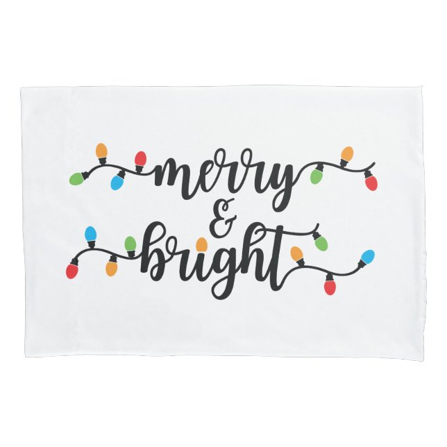 Merry & Bright Pillowcase Kissenbezug (Vorderseite)