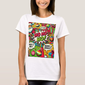 Merry & Bright Pop Kunst - Frische T - Shirt