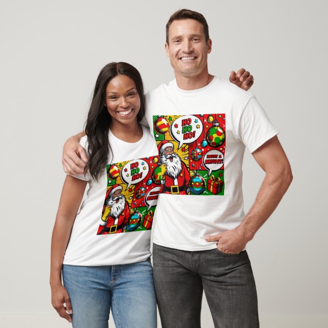 Merry & Bright Pop Kunst - Frische T - Shirt (Unisex)
