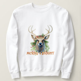 Merry & Bright Reindeer Sweatshirt