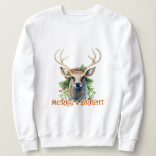 Merry & Bright Reindeer Sweatshirt