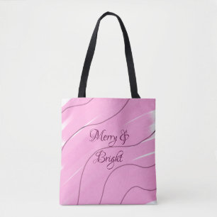 Merry & Bright rosa, lockig doodle Design mädchenh
