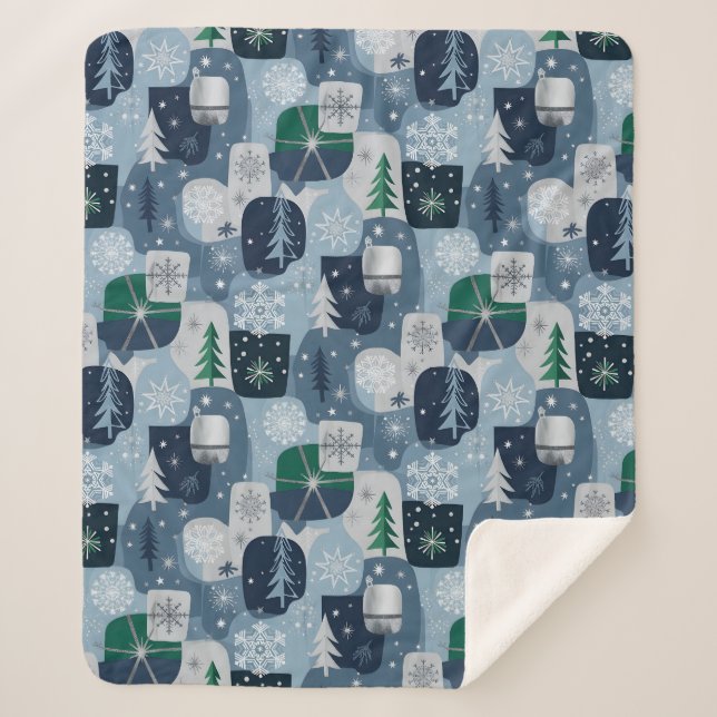 Merry & Bright Sherpadecke (Vorderseite)