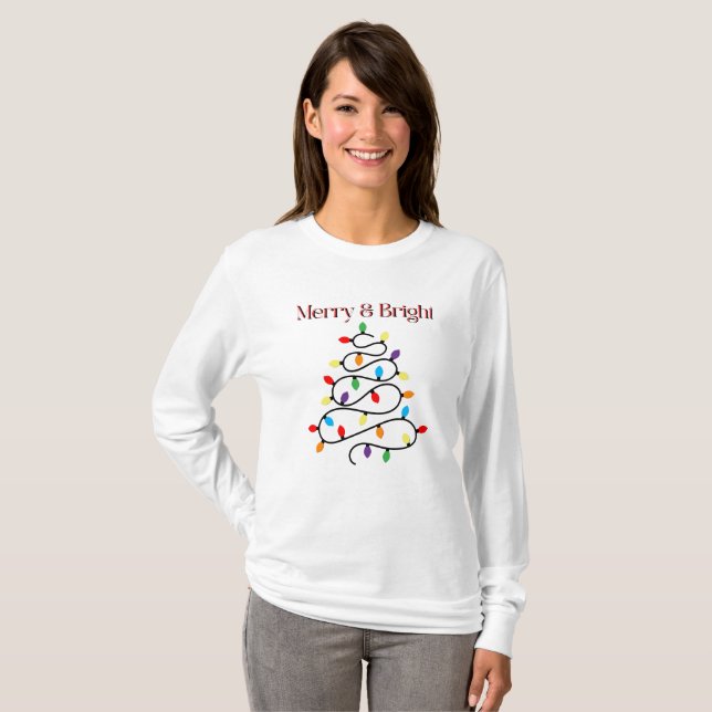 Merry & Bright T-Shirt (Vorne ganz)