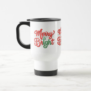 Merry & Bright Travel Mug Festivals Chef unterwegs Reisebecher
