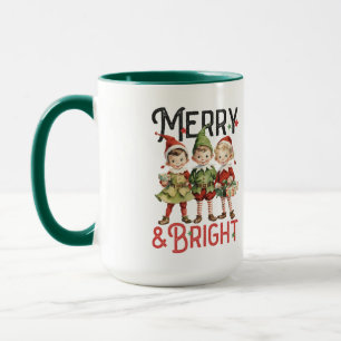 Merry Bright Weihnachts-Tasse Tasse