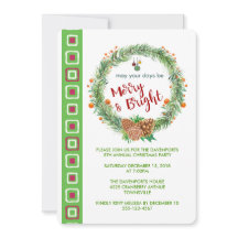 Merry & Bright Weihnachts-Wreath-Party laden