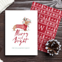 Merry & Bright | Weihnachtssüßer der Dackel