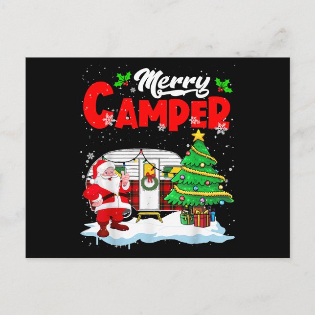 Merry Camper Weihnachten Weihnachtsmann Camper Cam (Vorderseite)