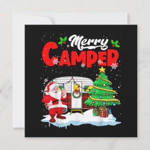 Merry Camper Weihnachten Weihnachtsmann Camper Cam Einladung