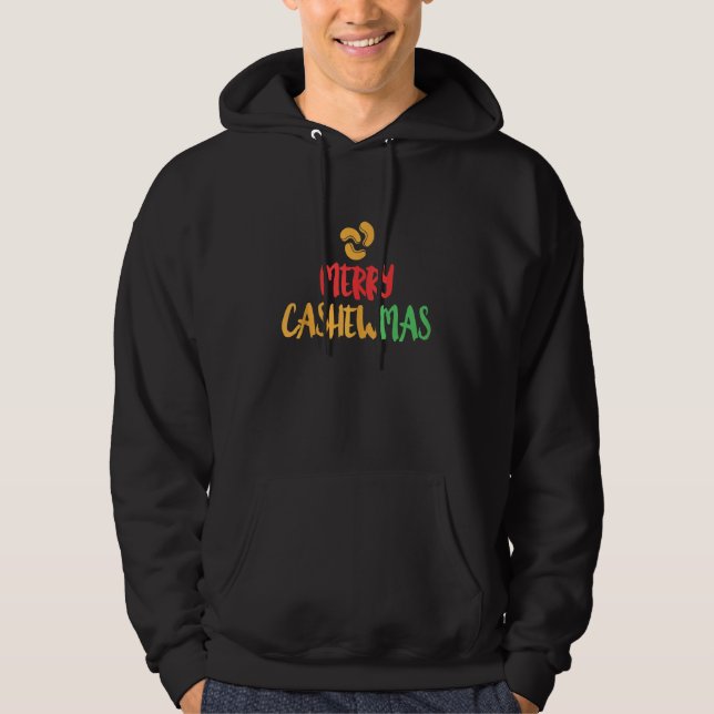Merry Cashewmas Hoodie (Vorderseite)