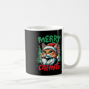 Merry Catmas Funny Christmas Duck Lover Kaffeetasse