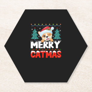 Merry Catmas Untersetzer