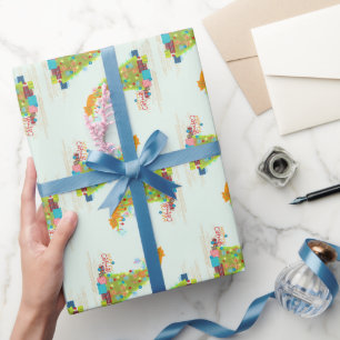 Merry Catmas Weihnachtswrapping Paper Geschenkpapier