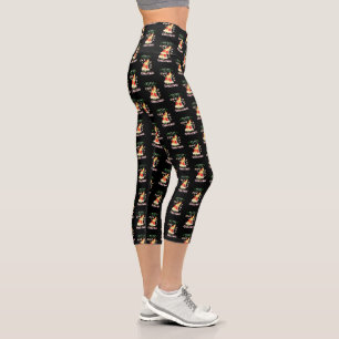Merry Cheesy Weihnachten Weihnachten Weihnachten P Capri Leggings