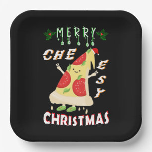 Merry Cheesy Weihnachten Weihnachten Weihnachten P Pappteller