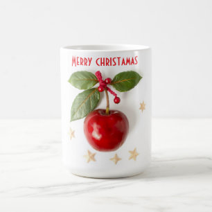 Merry Cherry Christmas Tasse