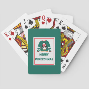 Merry Chreeshmas Penguin Sweater Spielkarten