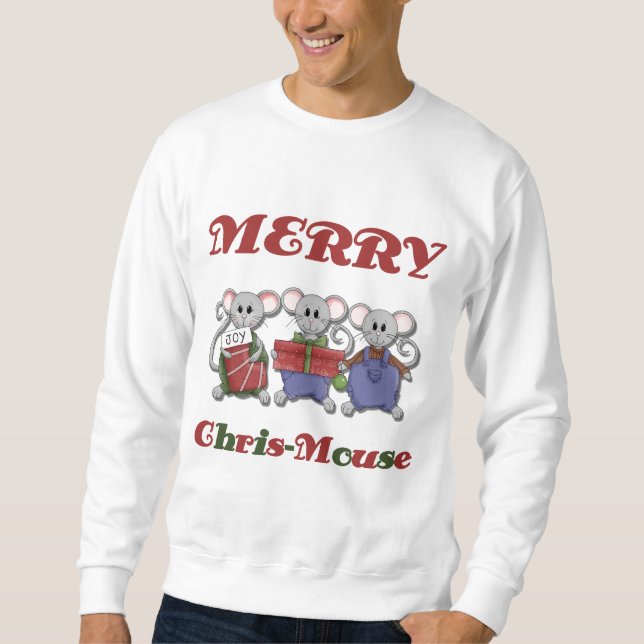 Merry Chris-Mouse Tshirts und Geschenke (Vorderseite)