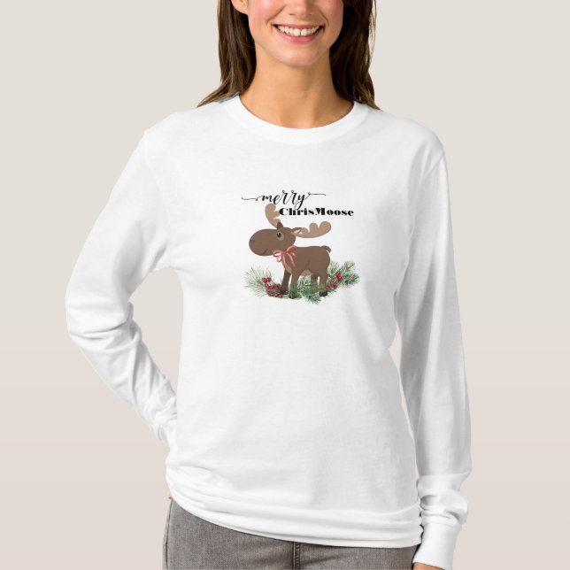 Merry ChrisMoose T-Shirt (Vorderseite)