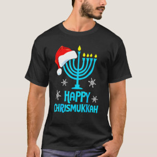 Merry Chrismukkah 2022 Happy Hanukkah Christmas Sa T-Shirt