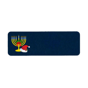 Merry Chrismukkah Address Labels