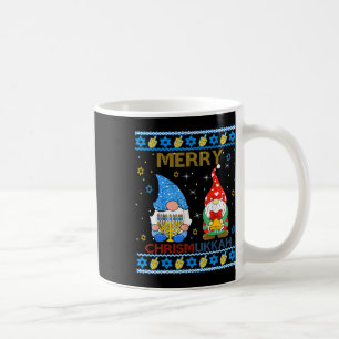 Merry Chrismukkah Funny Gnomes Weihnachten und Han Kaffeetasse