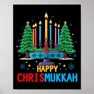 Merry Chrismukkah Happy Christmas Hanukkah 3 Poster