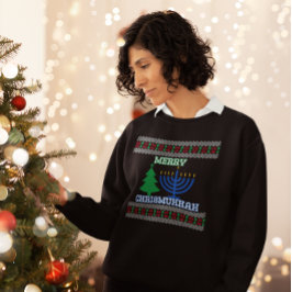 Merry Chrismukkah hässlicher Pullover