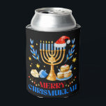 Merry Chrismukkah Holiday Hanukkah Pajama Familie Dosenkühler<br><div class="desc">Dieses fröhliche Christmukka Outfit ist das perfekte Hanukkah-Geschenk für jew Männer,  Frauen,  Kinder. Perfektes jüdisches Weihnachtsgeschenk,  um neben Ihrem Chanukah Ornament,  Dekorationen,  Socken,  Kerzen und Menorah während der Winterferien zu tragen!</div>
