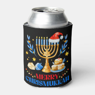 Merry Chrismukkah Holiday Hanukkah Pajama Familie Dosenkühler
