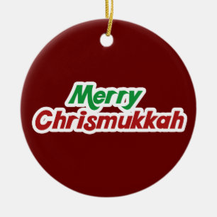 Merry Chrismukkah Keramikornament
