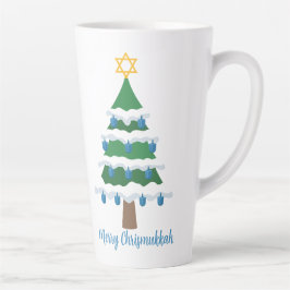 Merry Chrismukkah Niedlich Hanukkah Weihnachten Milchtasse