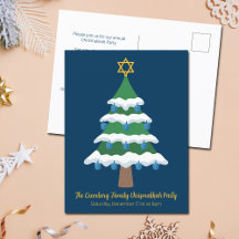 Merry Chrismukkah Niedlich Hanukkah Weihnachts-Par