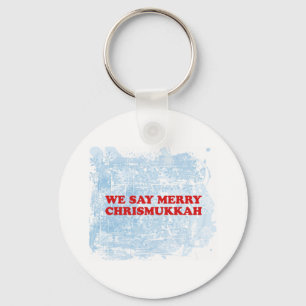 merry chrismukkah schlüsselanhänger