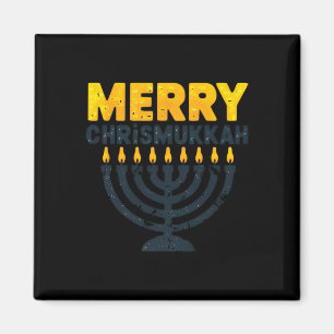 Merry Chrismukkah Weihnachten Hanukkah Chanukiah G Magnet