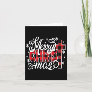 Merry Christ Mas Christlich Jesus Christmas Pjs Xm Karte