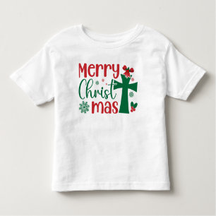 Merry Christ Mas, Weihnachten Kleinkind T-shirt