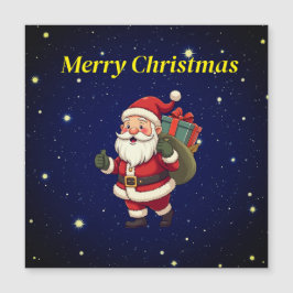 Merry Christams Santa Magnetic Card Magnetkarte