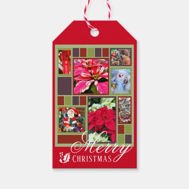 Merry Christmas ギフトタグ Geschenkanhänger (Vorderseite)