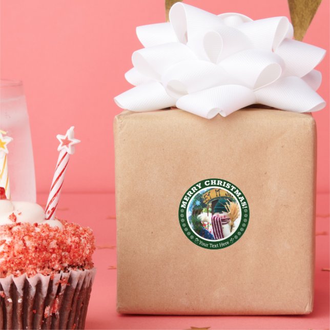 Merry Christmas! ラウンドシール Runder Aufkleber (Party)