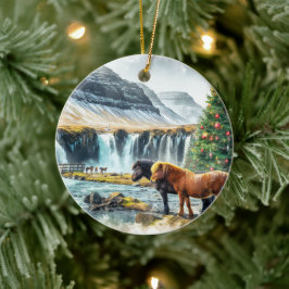 Merry Christmas - 10 Keramik Ornament