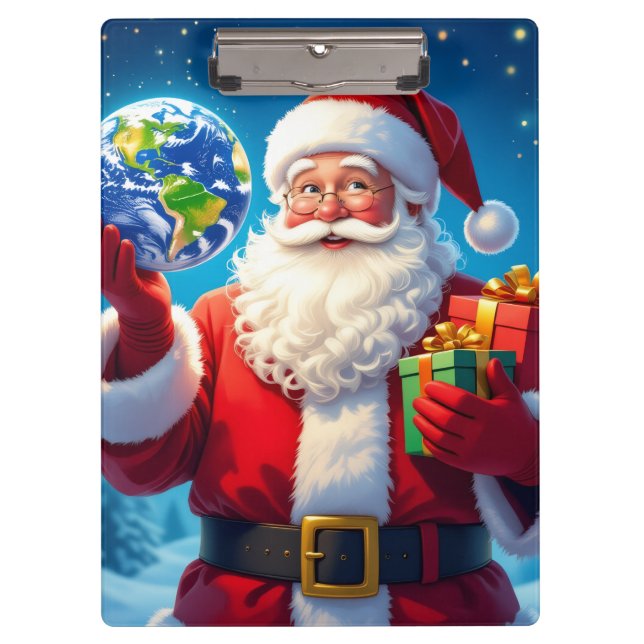 „Merry Christmas“1 Klemmbrett (Vorderseite)