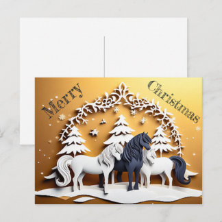 Merry Christmas - 1 Postkarte