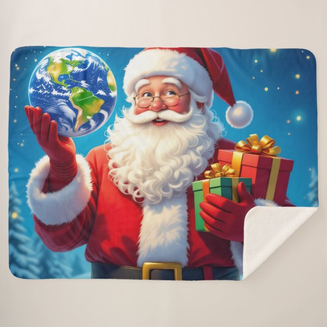 „Merry Christmas“1 Sherpadecke (Vorderseite (Horizontal))