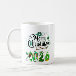 MERRY CHRISTMAS 2025 KAFFEETASSE