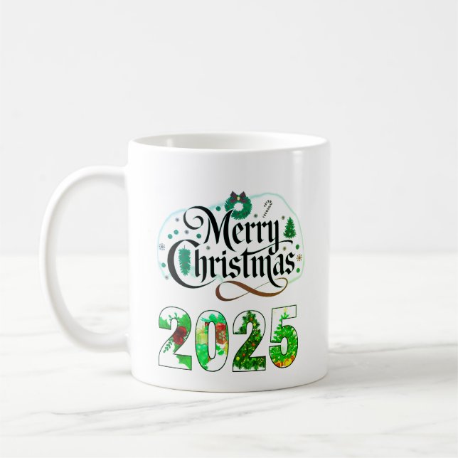 MERRY CHRISTMAS 2025 KAFFEETASSE (Links)